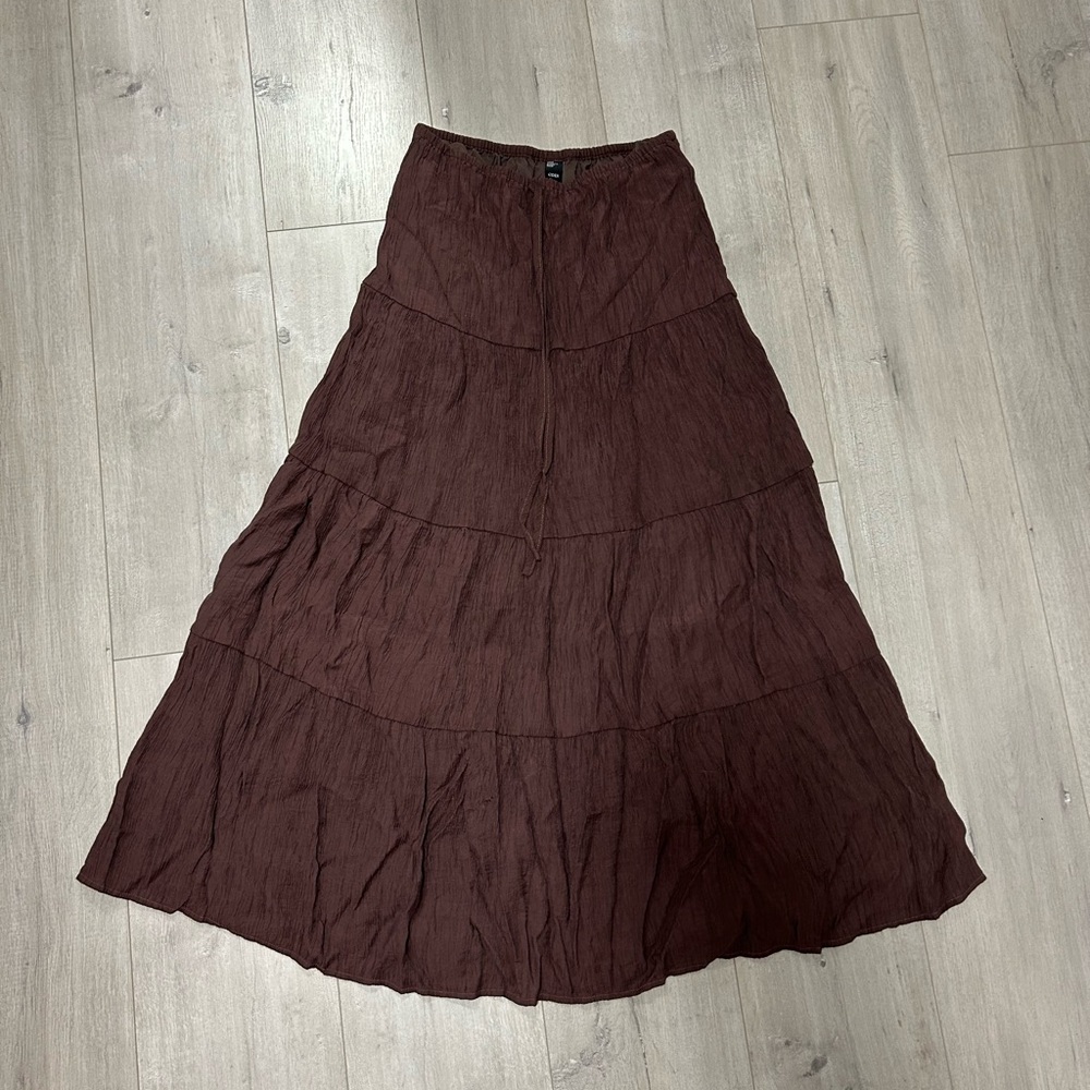 Brown Maxi Skirt